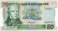 Bank Of Scotland Higher Values 50 Pounds, 29. 1.2003
